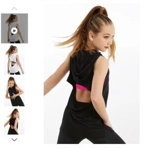 Balera PT10811 - Open Back Sleeveless Hoodie (2 sizes)